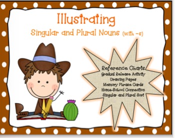 Preview of Illustrating Singular and Plural Nouns (with -s)