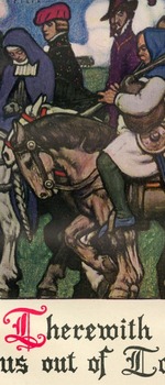 Preview of Illustration from the General Prologue of Chaucer's Canterbury Tales