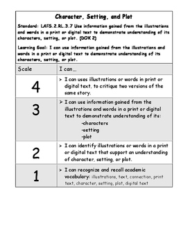 7.RL.1.1 Proficiency Scale by Fantastic FSA Materials