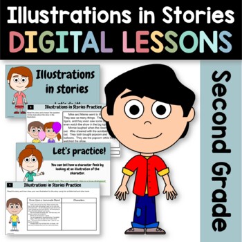 Preview of Illustrations in Stories Reading 2nd Grade Google Slides | Guided Reading