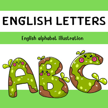 Preview of English letters ,English alphabet PNG element