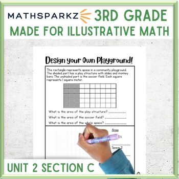 Preview of Math Sparkz - based on Illustrative Math (IM) 3rd Grade Unit 2, Section C