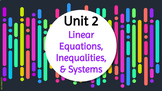 Illustrative Math ❙ Algebra 1 ❙ Unit 2: Lessons 1-10 Googl
