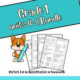 IM Grade 1 Math™ Aligned units  4 ,5 ,6, 7, 8 -homework an