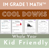 IM Grade 1 Math™ Cool Downs in Google Slides & PDF