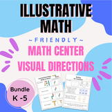 BUNDLE Illustrative Math Friendly Math Center Directions w