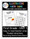 Illust Math Game Directions- First Grade - Unit 1