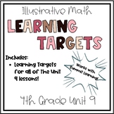 Illustrative Math: Grade 4 Unit 9 Learning Targets