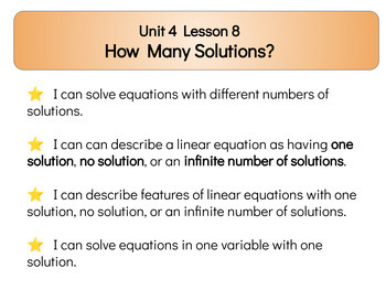 Preview of Illustrative Math Grade 8 Unit 4 Lesson 8 How Many Solutions? Scaffolded Slides