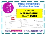 Illustrative Math HOMEWORK, Unit 3 Multiplying and Dividin