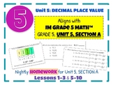 Illustrative Math HOMEWORK, Unit 5, Section A, Decimal Pla