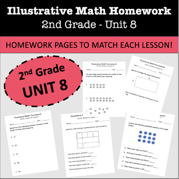 Preview of IM Grade 2 Math Homework- 2nd Grade- Unit 8