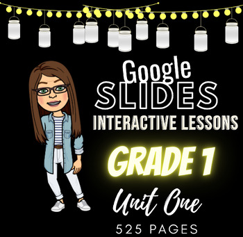 Preview of IM Grade 1 Math™ Interactive Slides Unit 1 Google Slides