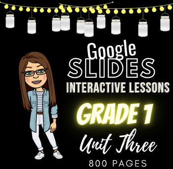 Preview of IM Grade 1 Math™ Interactive Slides Unit 3 Google Slides