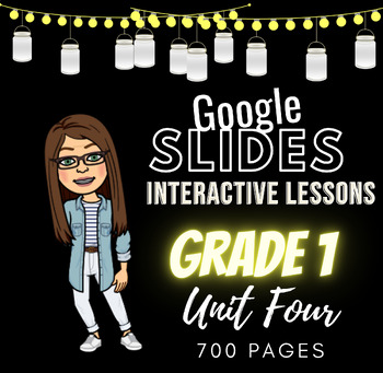 Preview of IM Grade 1 Math™ Interactive Slides Unit 4 Google Slides