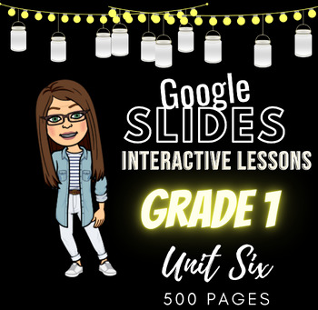 Preview of IM Grade 1 Math™ Interactive Slides Unit 6 Google Slides