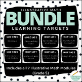 Illustrative Math Learning Target Bundle | Grade 5 | Black