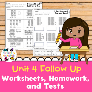 Preview of IM Grade 1 Math™ Unit 4 Follow Up - Numbers to 100 Place Value Tens and Ones