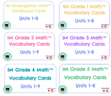 IM K-5™ Vocabulary Cards Bundle for Grades K-5