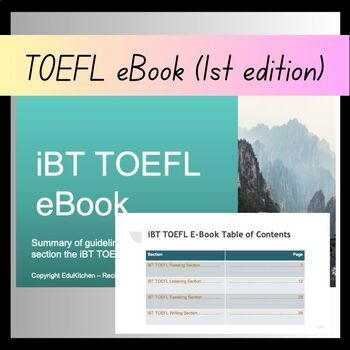 Preview of TOEFL iBT Test Preparation eBook (1st edition)
