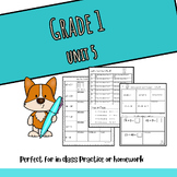 IM Grade 1 Math™ Aligned Unit 5 -Homework, extra practice,
