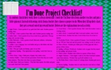 I'm Done Project Checklist