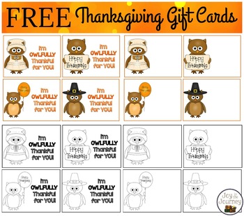 Preview of Free Thanksgiving Gift Tags