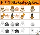 Free Thanksgiving Gift Tags