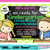 Get ready for Kindergarten or Beginning of the Year Kindergarten