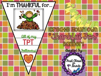 Preview of I'm Thankful For Banner
