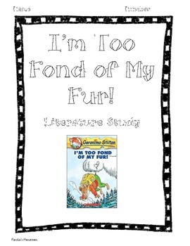 Preview of I'm Too Fond of My Fur! Geronimo Stilton