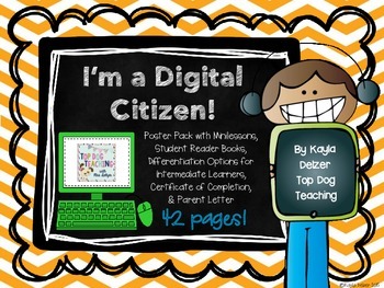 Preview of I'm a Digital Citizen! Digital Citizenship Poster Pack with Minilessons