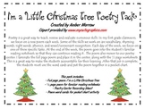 I'm a Little Christmas Tree Poetry Pack