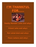 I'm thankful for...