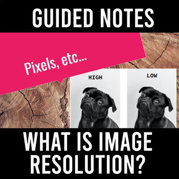 Preview of Image Resolution & Pixels | Interactive Presentation for Digital Design