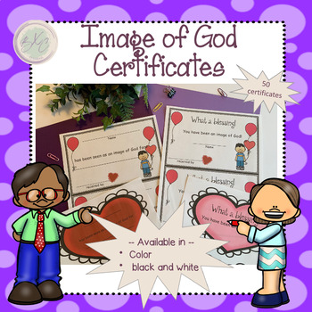 Preview of Image of God Certificates Bundle