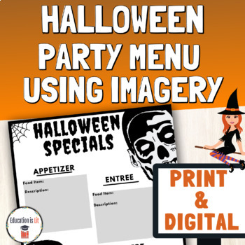 Preview of Print & Digital Halloween Activities Figurative Language Activities