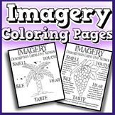 Imagery Coloring Pages Doodle Notes ELA Sensory Details Wr
