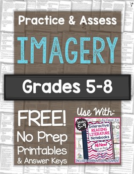 Preview of Imagery Practice & Assess FREE! Includes Worksheet + Test