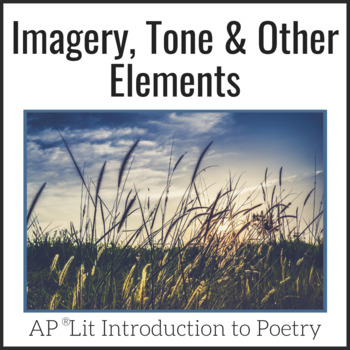 Preview of Imagery, Tone & Poetic Elements Notes - An AP Lit Poetry Unit 1 Lesson