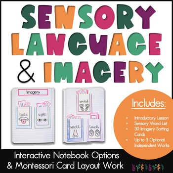 Preview of Imagery in Poems:  Sensory Language Lessons and Activities