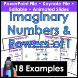Imaginary Numbers and Powers of i Keynote/PowerPoint Presentation
