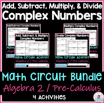 Preview of Imaginary/Complex Numbers Circuit Activity Bundle