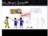 Imaginary Jonesᵀᴹ Clip Art for Back to School (Freebie)