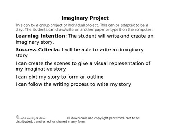 Preview of Imaginary Project