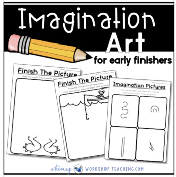 Preview of Imagination Art Workbook for Early Finishers - From Imagination Bundle