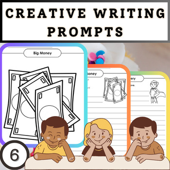 Preview of Imagination Igniters: Creative Writing Worksheets with Captivating Prompts