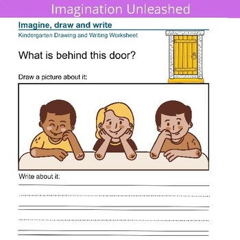 Preview of Imagination Unleashed: Picture-Prompt Writing Worksheets for Kids