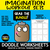 Imagination Workout BUNDLE Sets | Drawing and Doodle Prompts