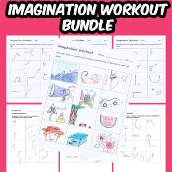 Preview of Imagination Workout Bundle 6 pages Sub Lesson Creativity